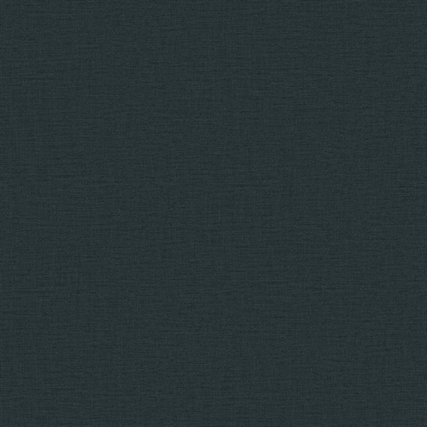 Nuance Plain Linen Texture Blue Wallpaper