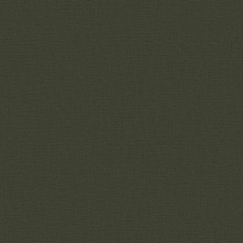 Nuance Plain Linen Texture Green Wallpaper