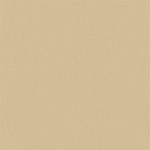 Nuance Plain Linen Texture Yellow Wallpaper