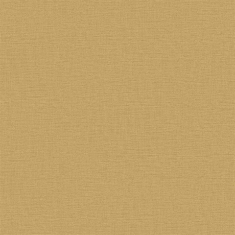 Nuance Plain Linen Texture Yellow Wallpaper
