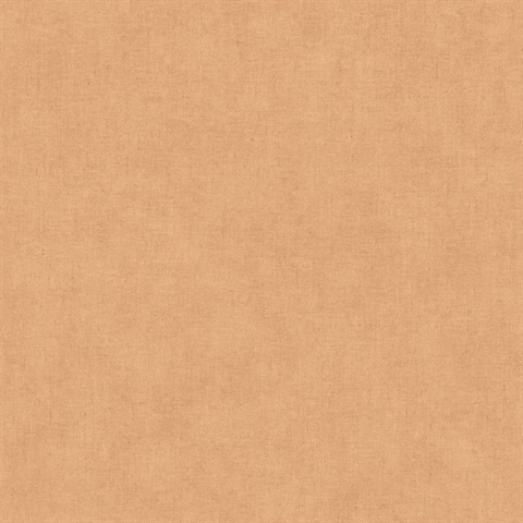 Nuovo Apricot Faux Linen Wallpaper