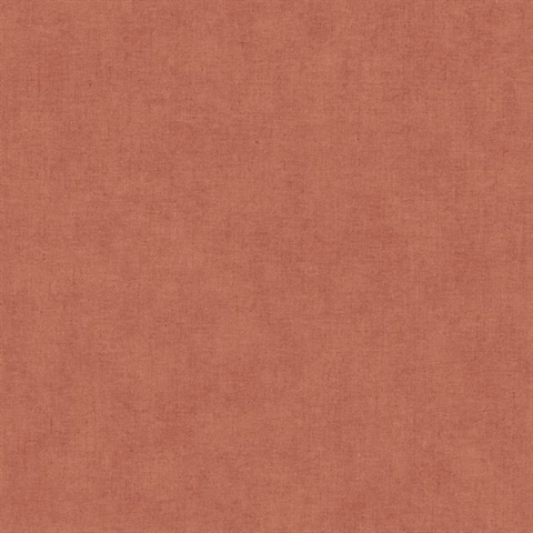 Nuovo Rust Faux Linen Wallpaper