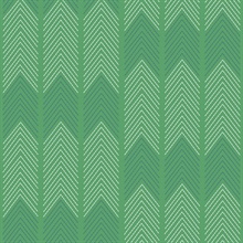 Nyle Green Stitch Chevron Stripe Zig Zag Wallpaper