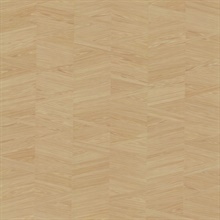 Interlocking Wood Oak Wallpaper