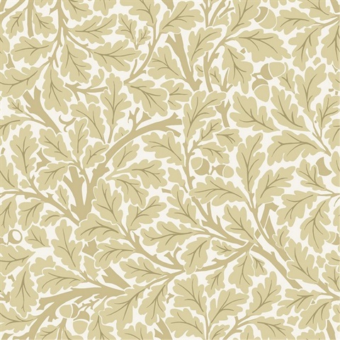 Oak Tree William Morris Leaf Wallpaper