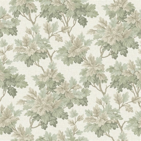 Oakcliff Sage Leaf Trail Wallpaper