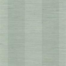 Oakland Aqua Grasscloth Stripe