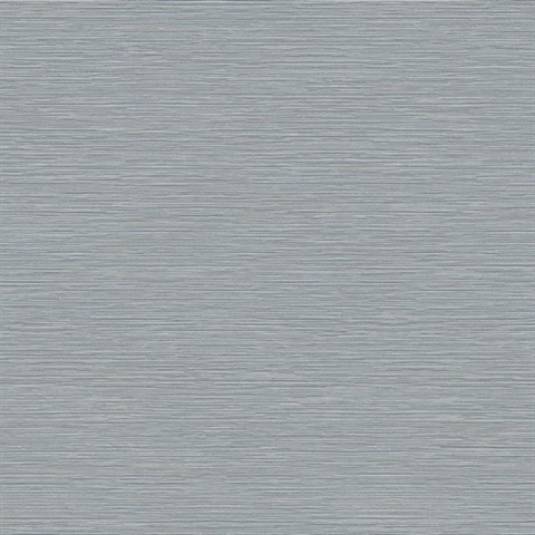 Oasis Blue Faux Grasscloth Wallpaper