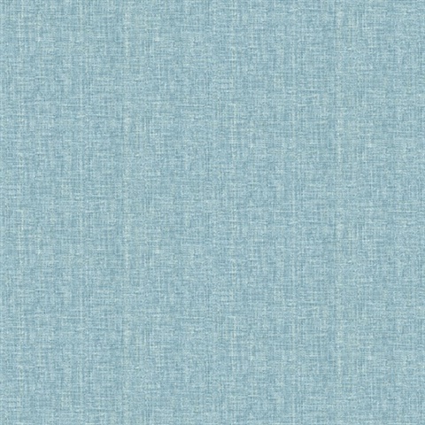 Oasis Turquoise Linen Wallpaper