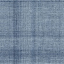 Oasis Water Linen Plaid Wallpaper
