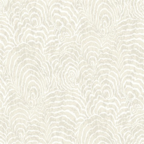Ocean Jasper White Wallpaper