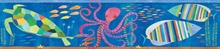 Ocean Samantha Ocean Rainbow Sea Critters Border