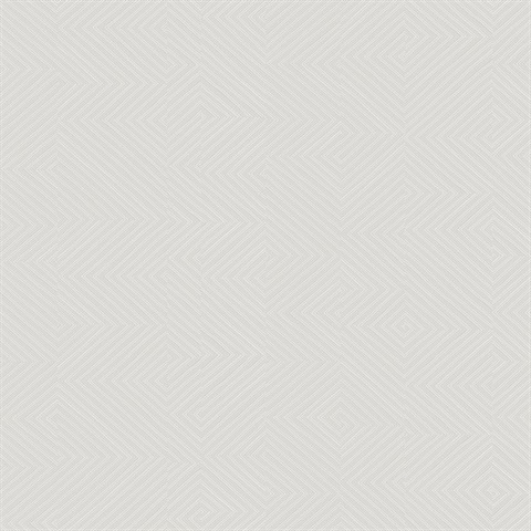 Ocel Light Grey Geometric Wallpaper