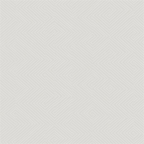 Ocel Light Grey Geometric Wallpaper