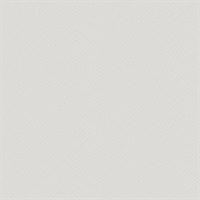 Ocel Light Grey Geometric Wallpaper
