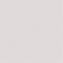 Ocel Light Grey Geometric Wallpaper