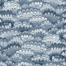 Octavia Blue Marbled Ink Wallpaper