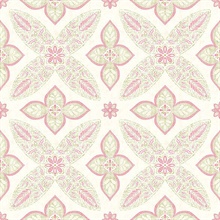 Off Beat Ethnic Pink Geometric Floral