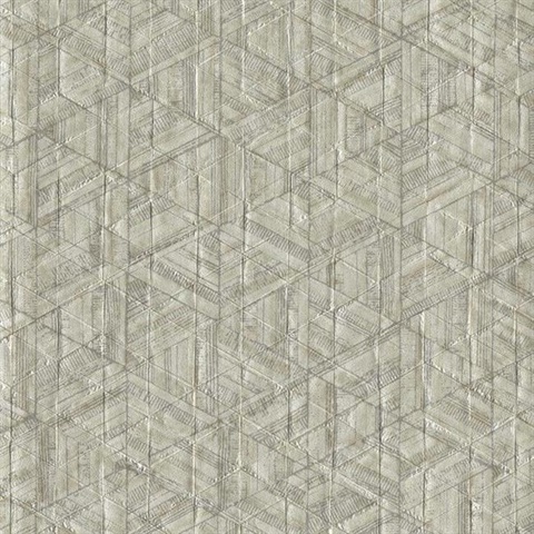 Off White Amulet Textured Weaved Wallpaper