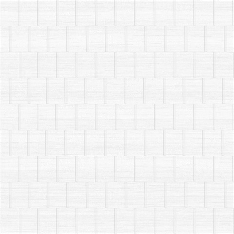 Off White Faux Tiled Bricks Wallpaper