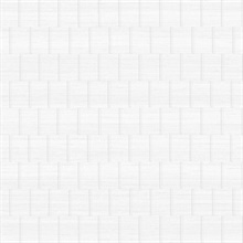 Off White Faux Tiled Bricks Wallpaper