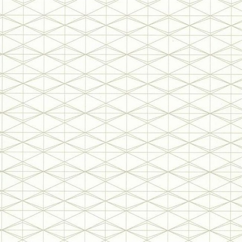 Off White Jet Set Geometric Diamonds Wallpaper