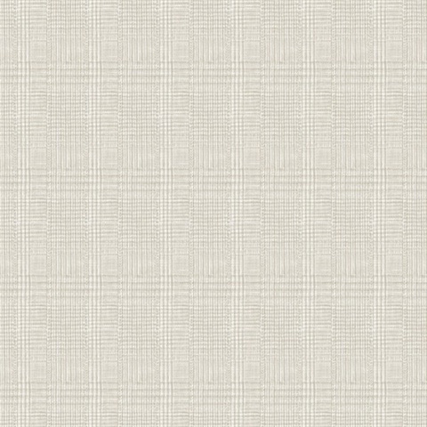 Off White Shirting Plaid Wallpaper