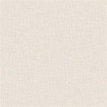 Off White Tweed Woven Linen Wallpaper