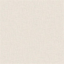 Off White Tweed Woven Linen Wallpaper