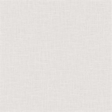 Off-White Crosshatch Linen Wallpaper