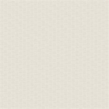 Off-White Geometric Textured Rectangle Stripe Wallpaper