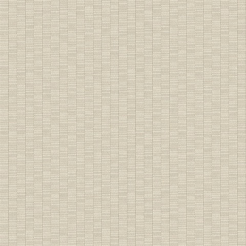 Off-White Geometric Textured Rectangle Stripe Wallpaper