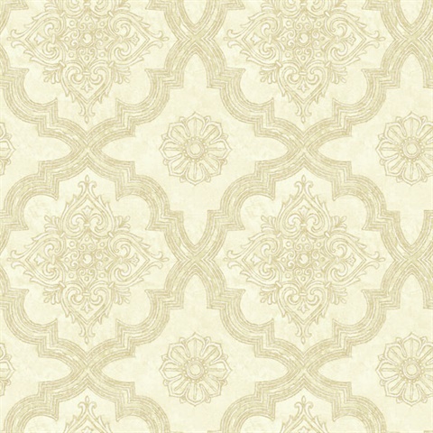 Off-White Plaster Medallions