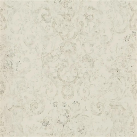 Old Hall Floral Graphite Ralph Lauren Wallpaper