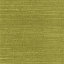 Olive Green Natural Grasscloth Wallpaper