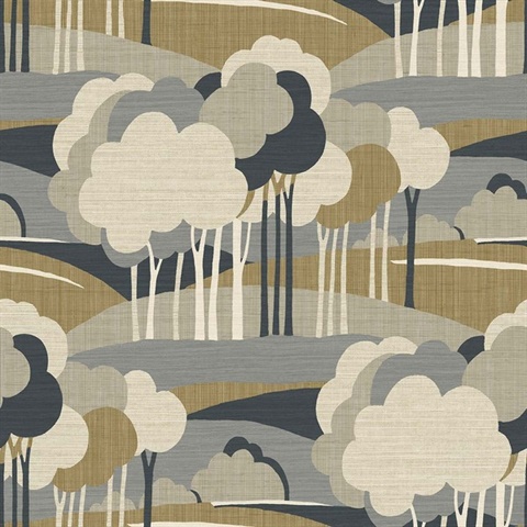 On the Horizon Cool Bread Tree Wallpaper