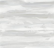 On The Horizon Grey & Slate Ombre Watercolor Stripe Wallpaper