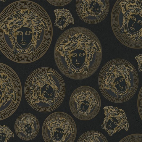 Onyx Monarch Versace Italian Wallpaper