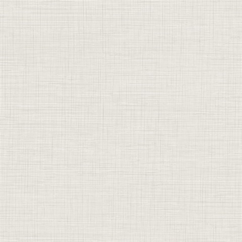Open Air White Crosshatch Wallpaper
