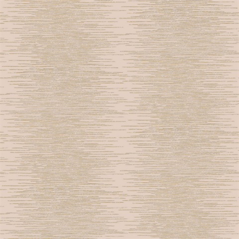 Operetta Blush Metallic Columns Wallpaper