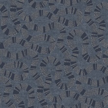 Ophidia Navy Textured Snake Wallpaper