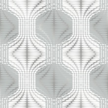 Optic Blue Geometric Wallpaper