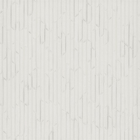 Optic White Textured Geometric Calliope Lines Wallpaper