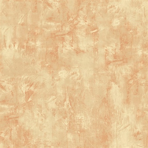 Orange Commercial Stucco Faux Finish on Type II Wallpaper