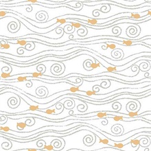 Orange & Grey Sparkle Fish Wallpaper