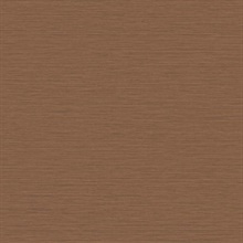 Orange Horizontal Stria Patterned Wallpaper
