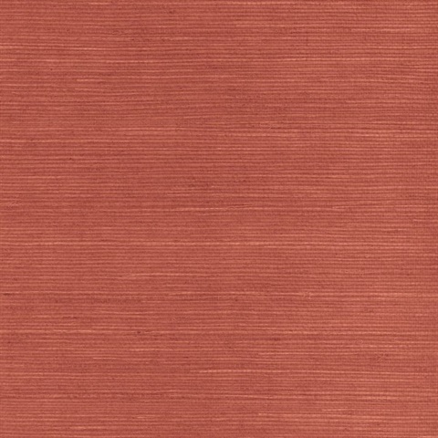 Orange Natural Grasscloth Wallpaper