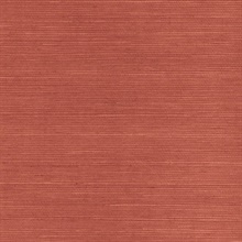 Orange Natural Grasscloth Wallpaper