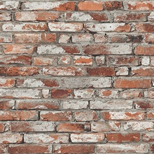 Orange Rust Brick Wallpaper