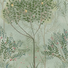 Orchard Green Wallpaper
